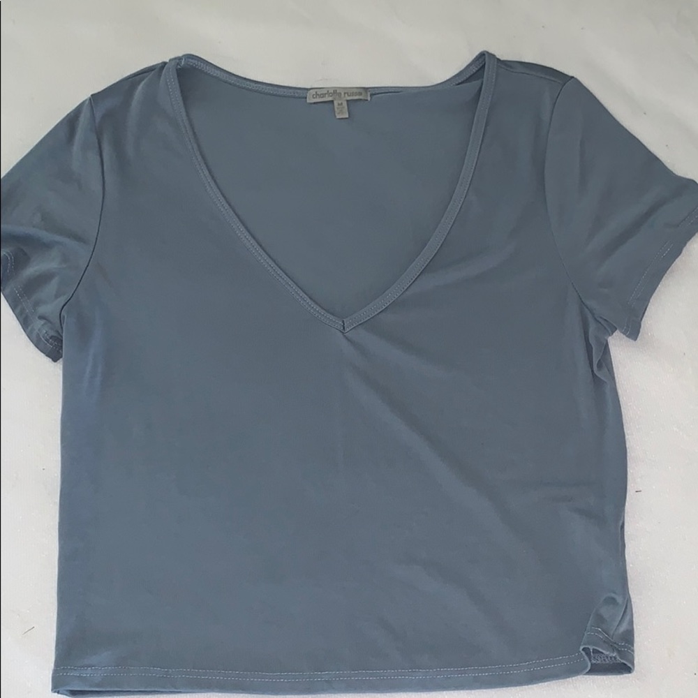 Baby Blue V-Neck